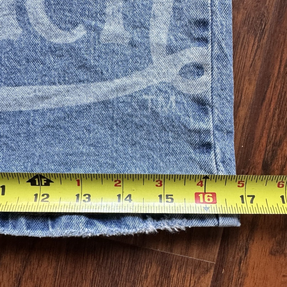 Von Dutch Super Wide Leg Jeans Y2K Baggy Women’s 31 -Fits 36” Waist Embroidered - Picture 12 of 16